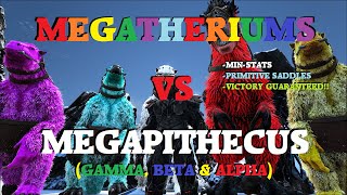 Megatherium VS Megapithecus (GAMMA, BETA & ALPHA) [The Island, Official] Ark: Survival Evolved