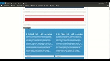 Full Width - Background Color - Text only - NO Edge to Edge Background - Varbase Layout Builder