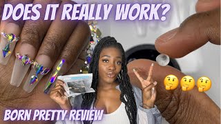 Celebrity Testing Viral Solid Nail Tip Glue | Does it Really work? Born Pretty Review | Camille Dior 🦋 Net Worth