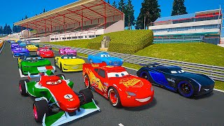 Race Crazy Cars Spa Francorchamps F1 Circuit  - McQueen  Jackson Storm Francesco Bernoulli & Friends screenshot 5