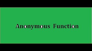 9 what is Anonymous Function in JavaScript in Telugu | JavaScript in Telugu