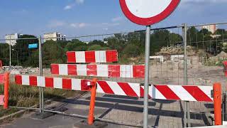 0427.L: 51cz. Plac budowy wiaduktu Koszalin 27.08.2022 Construction viaduct