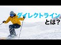 【スキー・コブ斜面の滑り方】ダイレクトラインとは？