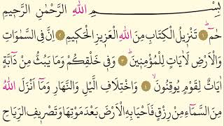 45- Surah Al-Jathiya - AbdulRahman Al Ossi – Arabic translation HD