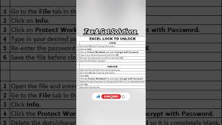 Excel lock है ऐसे unlock करे #youtubeshorts #excel #msexcel #exceltips #exceltricks #learnexcel