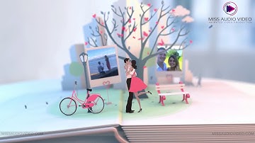 ✅ Beautiful Save The Dates Animated Wedding Invitation Video Maker