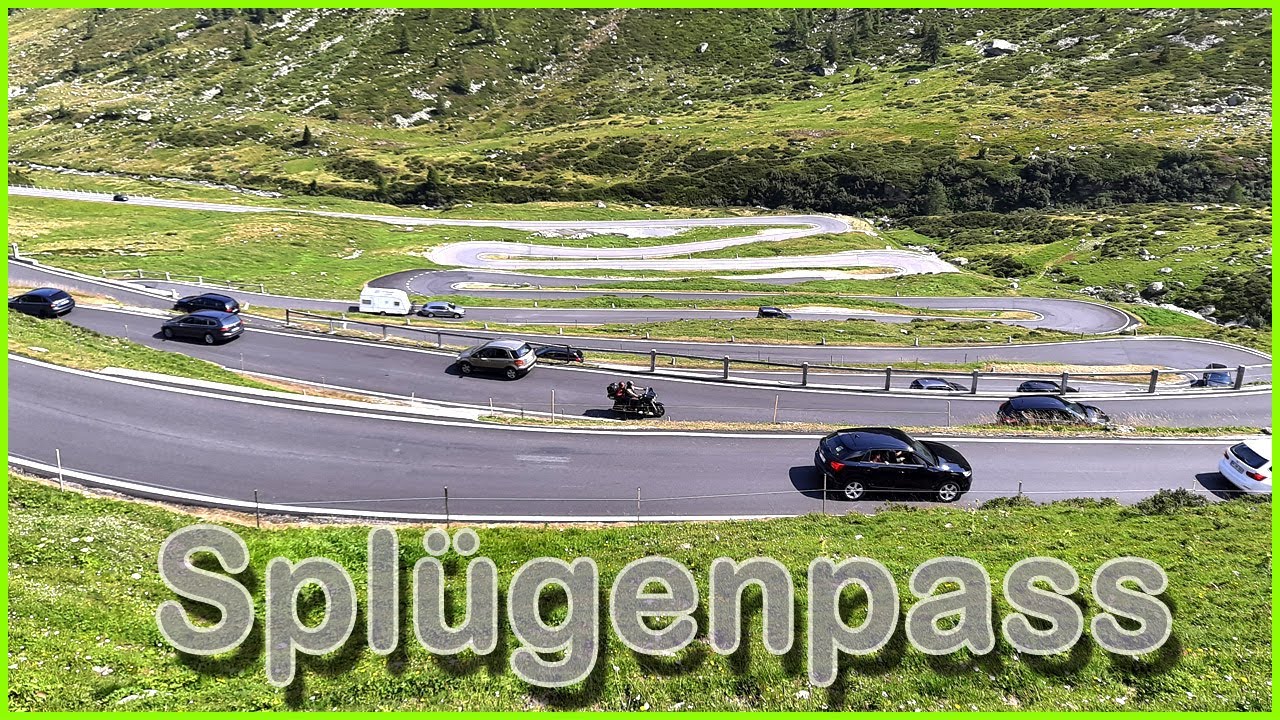 BMW R 1250 GS, Splügenpass,  enge Kehren, Herausforderung für Biker 😍, Passo dello Spluga