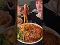 Tasty snail noodles + pork + chicken + dumplings + pineapple | mukbang asmr eating #mukbang #food