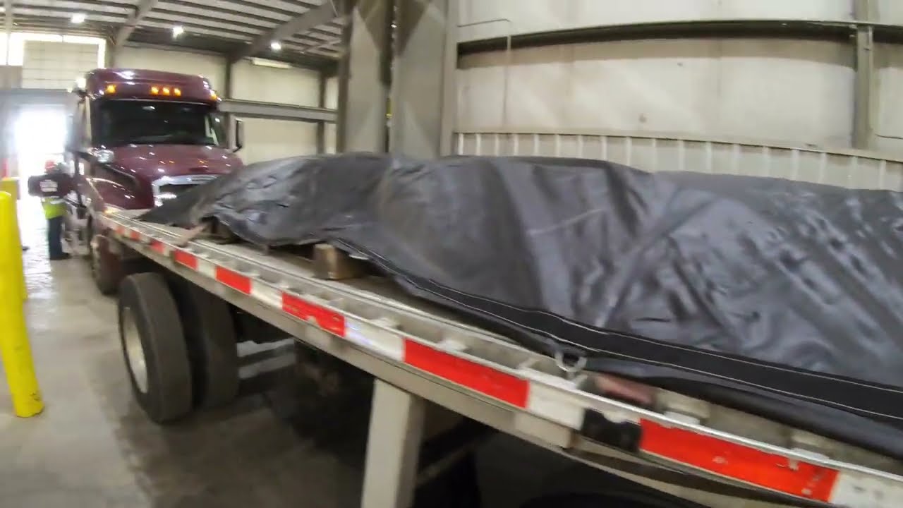 MAVERICK TRANSPORTATION | HOW TO TARP STEEL BAR!
