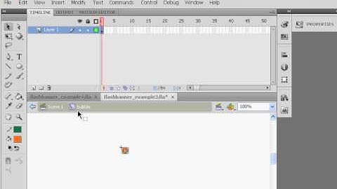 Flash CS4 Banner with Motion Tweening and Secondary Animations- Part 8