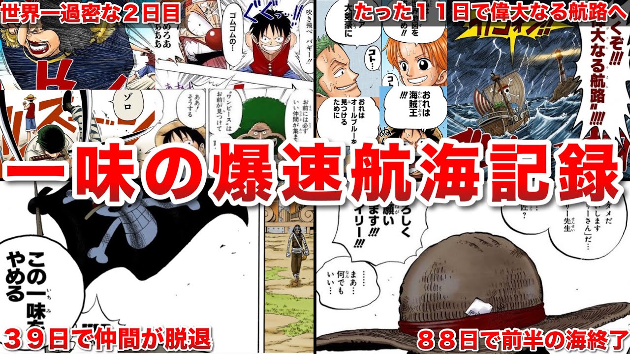 Just 88 Days] A Summary of the Straw Hat Pirates' Incredibly Fast