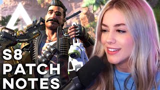 Wraith Nerfed Again!? SEASON 8 PATCH NOTES | Apex Legends