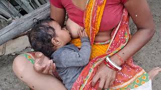 Beautiful Mom Breastfeeding Desi Breastfeeding Vlog 2026