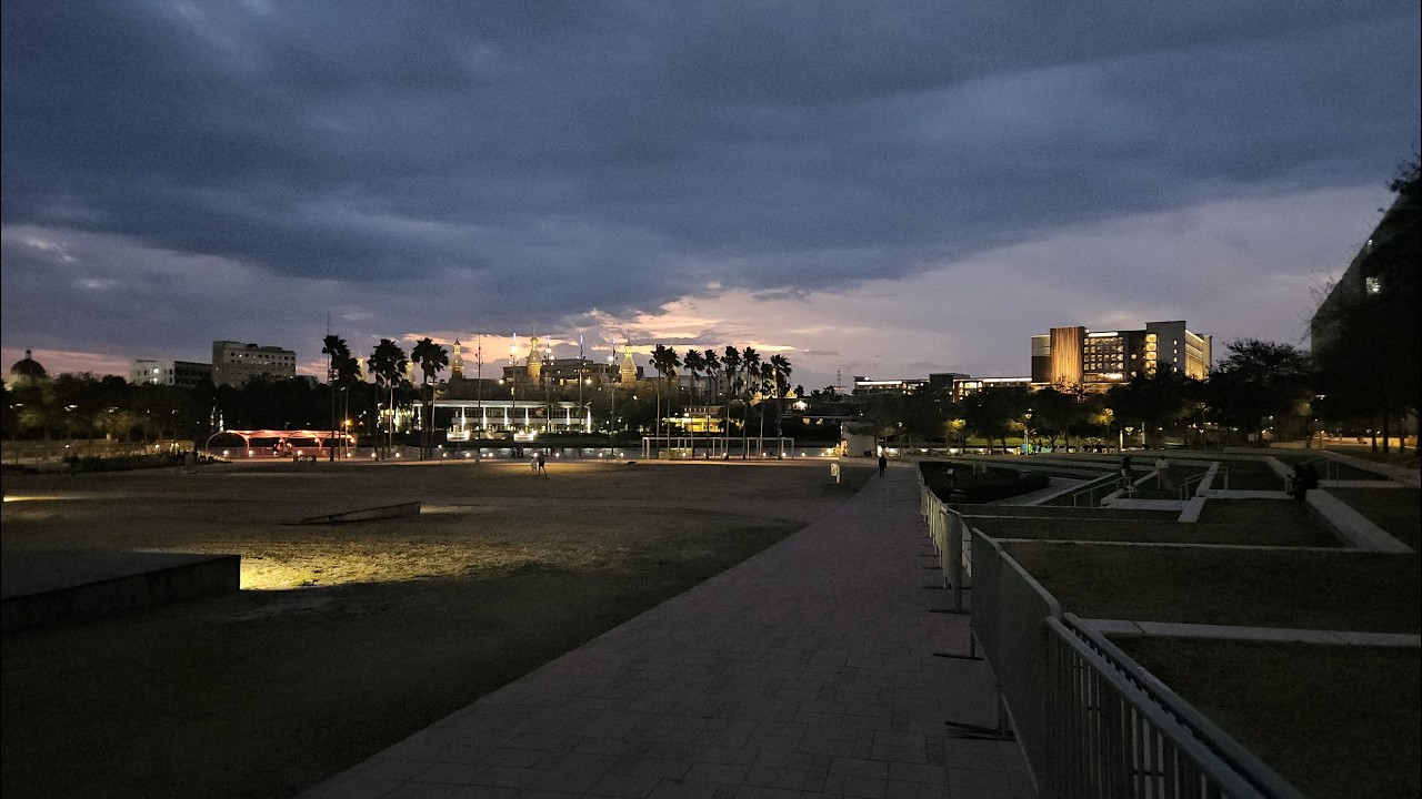 🌆 Evening Walk on the Tampa Riverwalk | Downtown Tampa Vibes 🌴✨