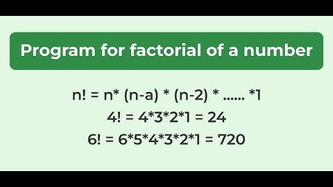 AP Computer Science Practice - Solving Factorial (Loops)