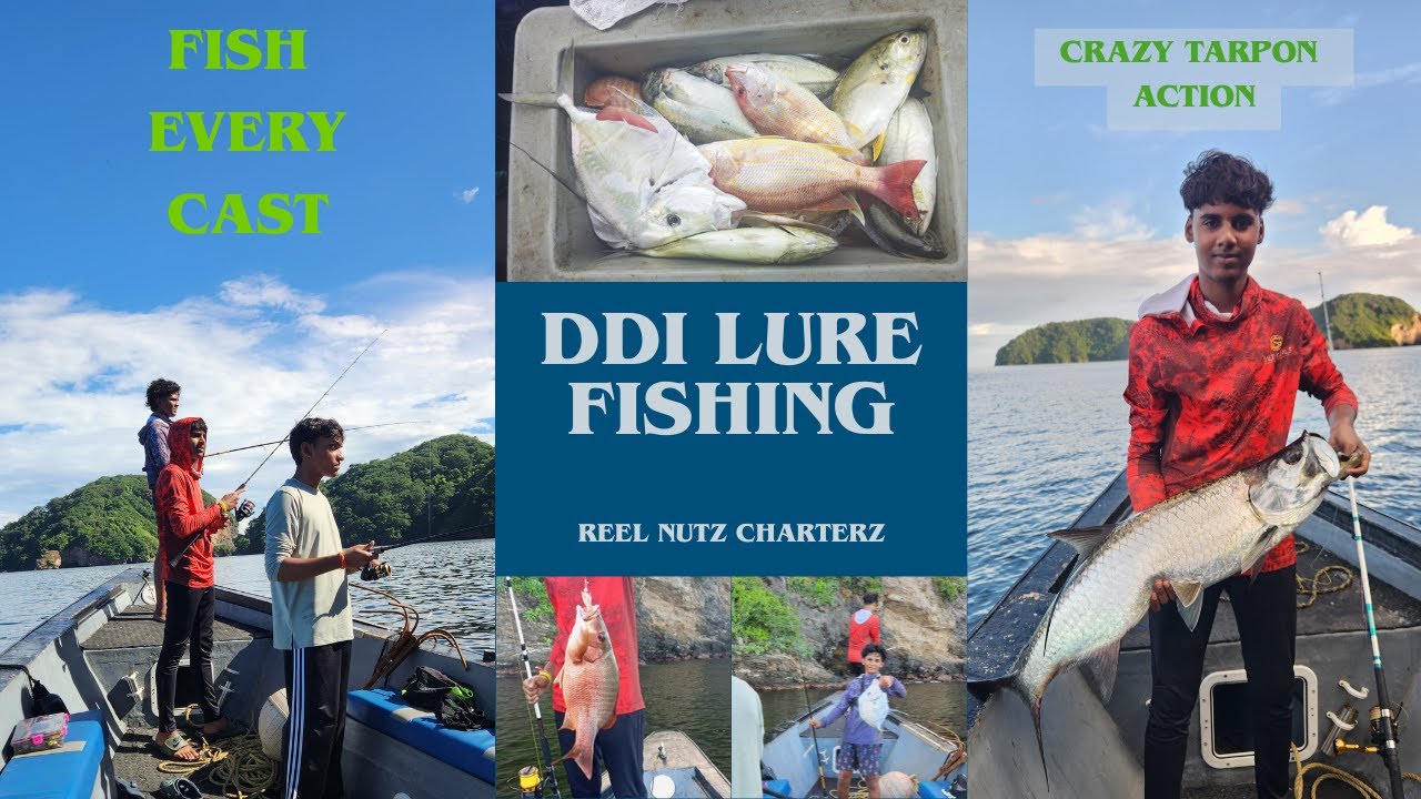 Non-Stop Lure Fishing Action DDI , Trinidad! 🎣 | Reel Nutz Charters 