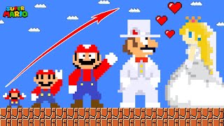 The Evolution Of Super Mario & Princess Peach  Mario Love Story!