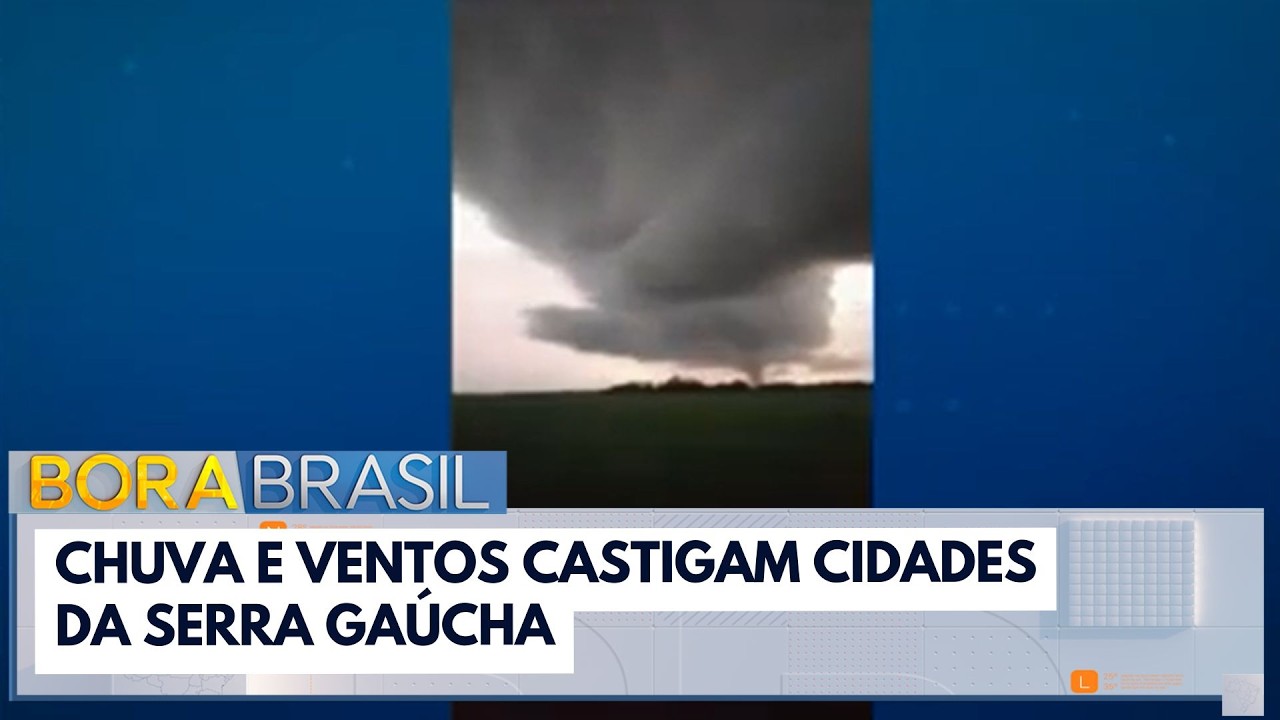 Chuva e ventos castigam cidades da Serra Gaúcha