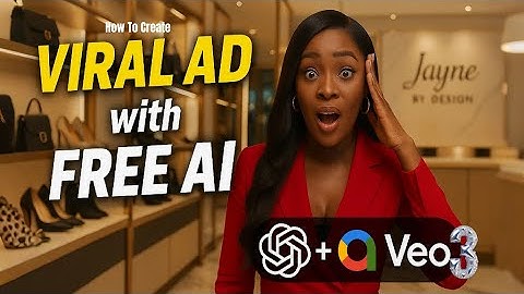 How to Create Stunning Adverts with AI -Google VEO 3 | 100% FREE AI Tools!