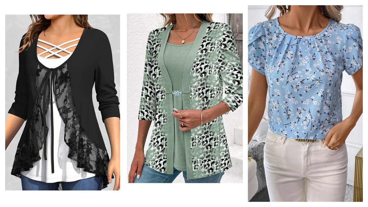 BLUSAS DE MODA PARA MUJERES 2025 #topideas
