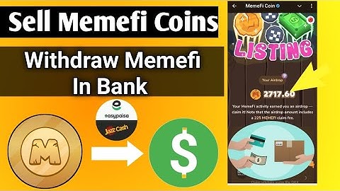 How to sell memefi coin on okx | Memefi coin sell kaise kare | Withdraw dollars bank withdrawal date