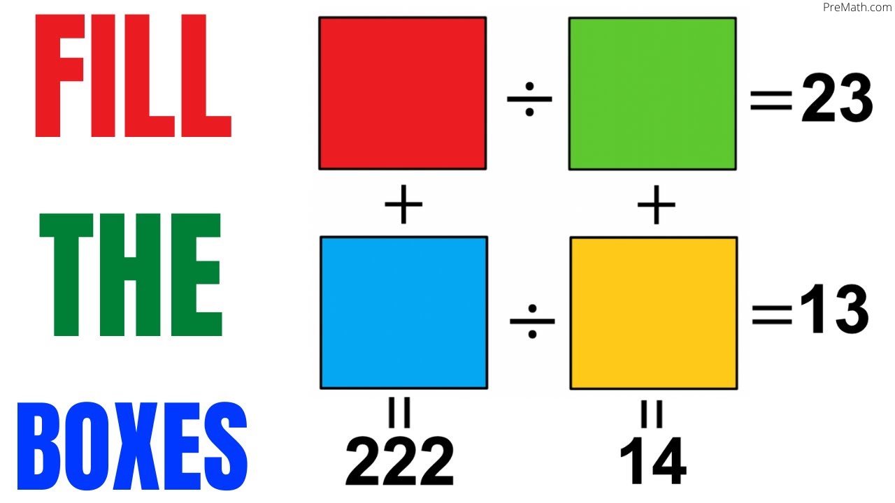 ⁣Learn how to fill the Boxes with the right values | Fun Puzzle | Math Olympiad Training