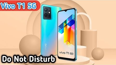 How To Enable Do Not Disturb Mode In Vivo T1 5G,Vivo T1 5G Dnd Kaise Activate Karen