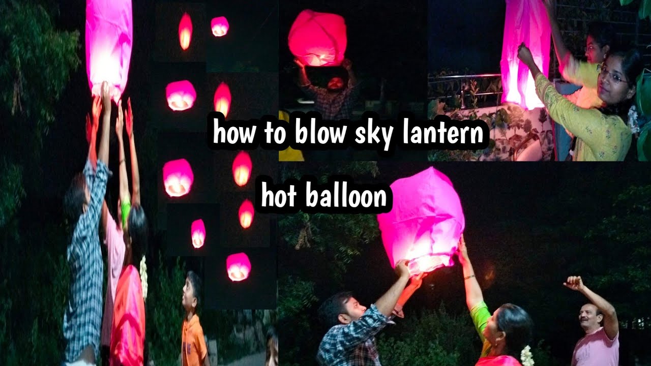 how to blow sky lantern||Happy dipawali||in Kannada