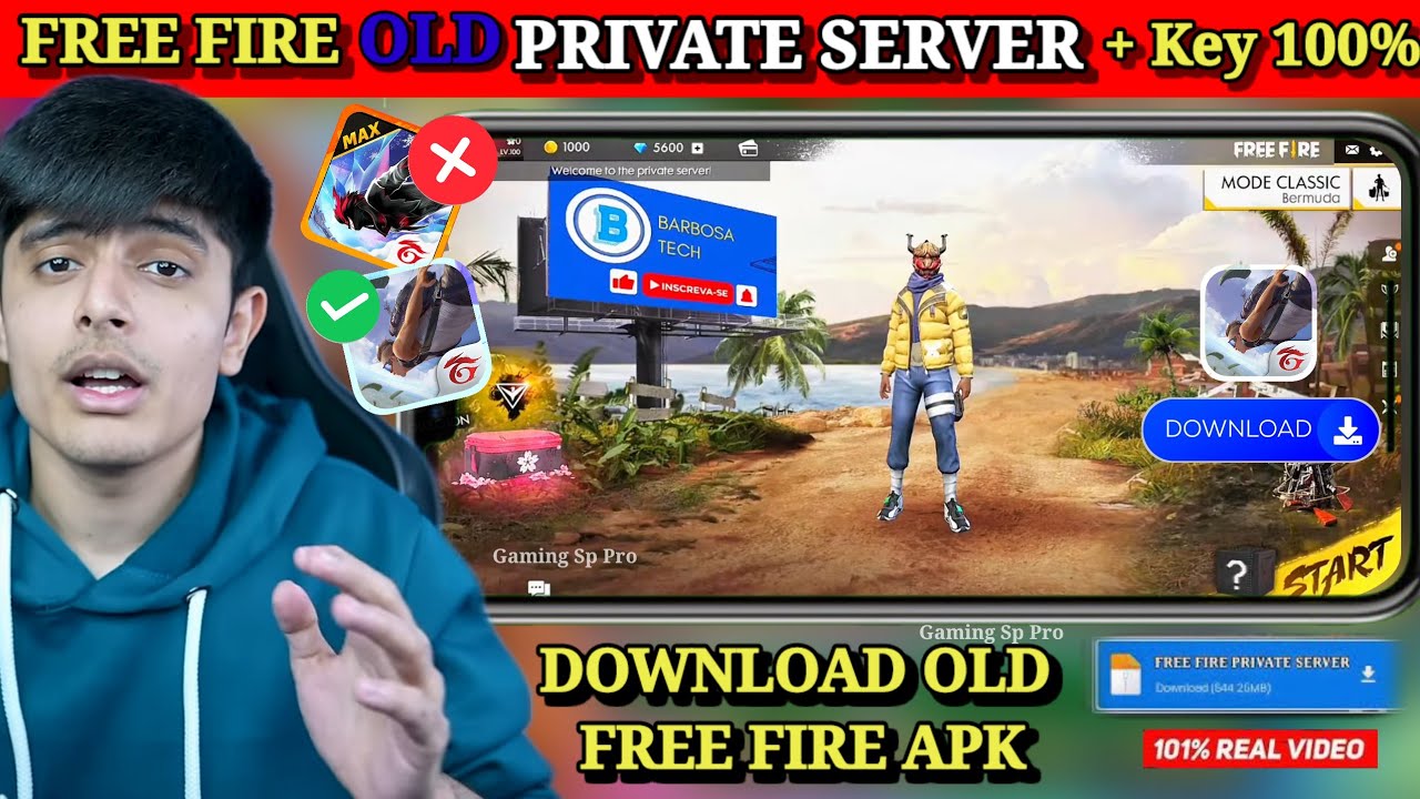 Free Fire Private Server | Download Old Free Fire With Key 2026 | How To Download Old Free Fire 2026