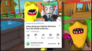 AIMBOT TROLL vs Arkey in Murder Mystery 2!