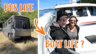 Could We Live on a Boat ? | San Juan Islands Whale Watching Buslife to Boatlife - S05E38