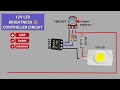 12 v led brightness  controller circuit 🔆 12v dc led dimmer circuit #ledcontroller #diy#electronics 