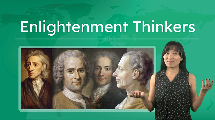 Enlightenment Thinkers - World History: The First Global Age! thumbnail