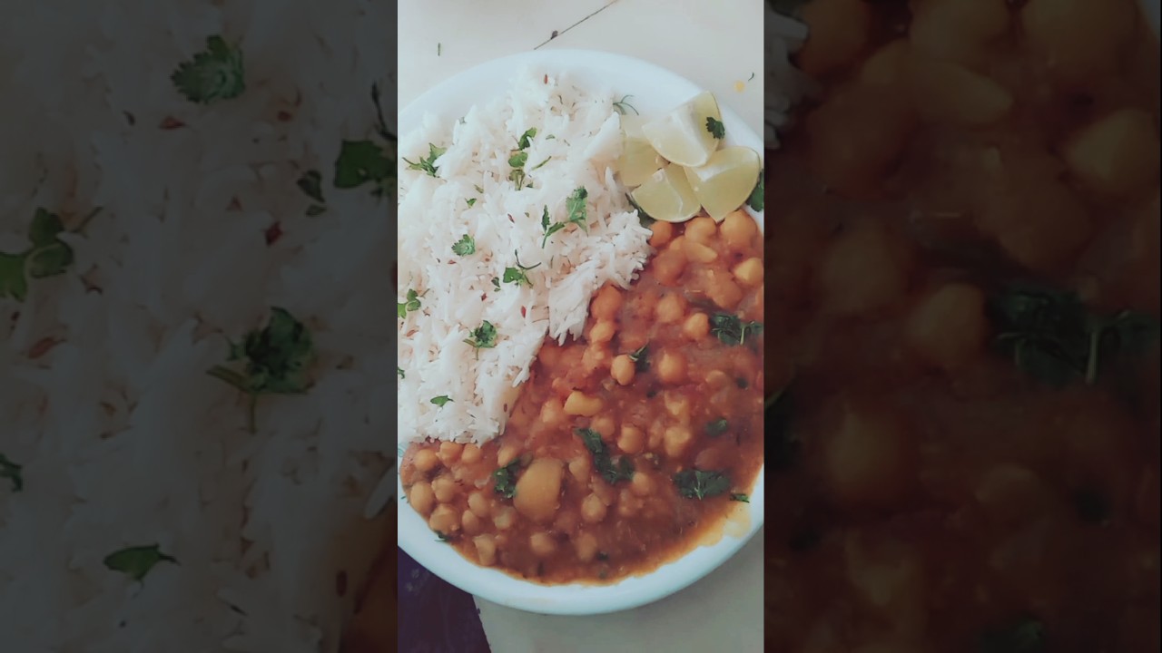 Chhole chawal recipe #