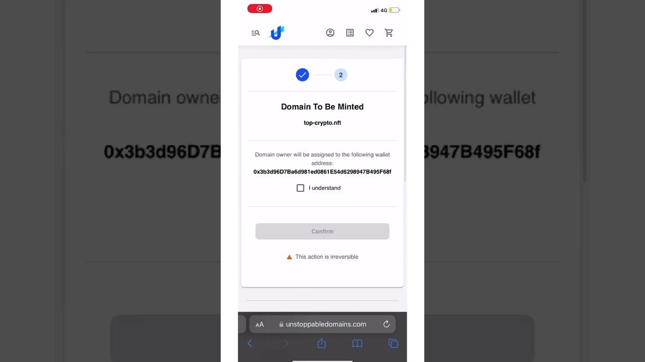 How to mint your NFT domain for web3 from phone with MetaMask  Unstoppable domains! Минт домейна NFT