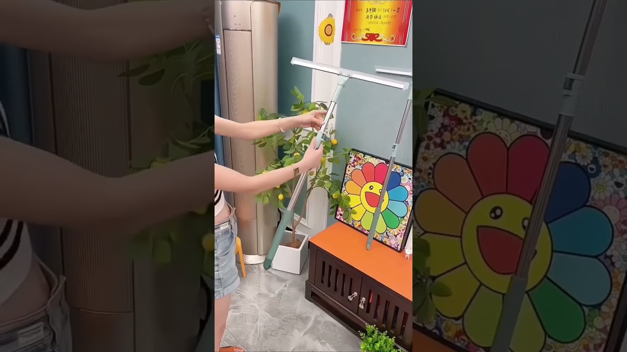 50 CM Magic Broom Silicone Floor Wiper–180° Rotating Squeegee for Floor, Tile, Marble, Glass