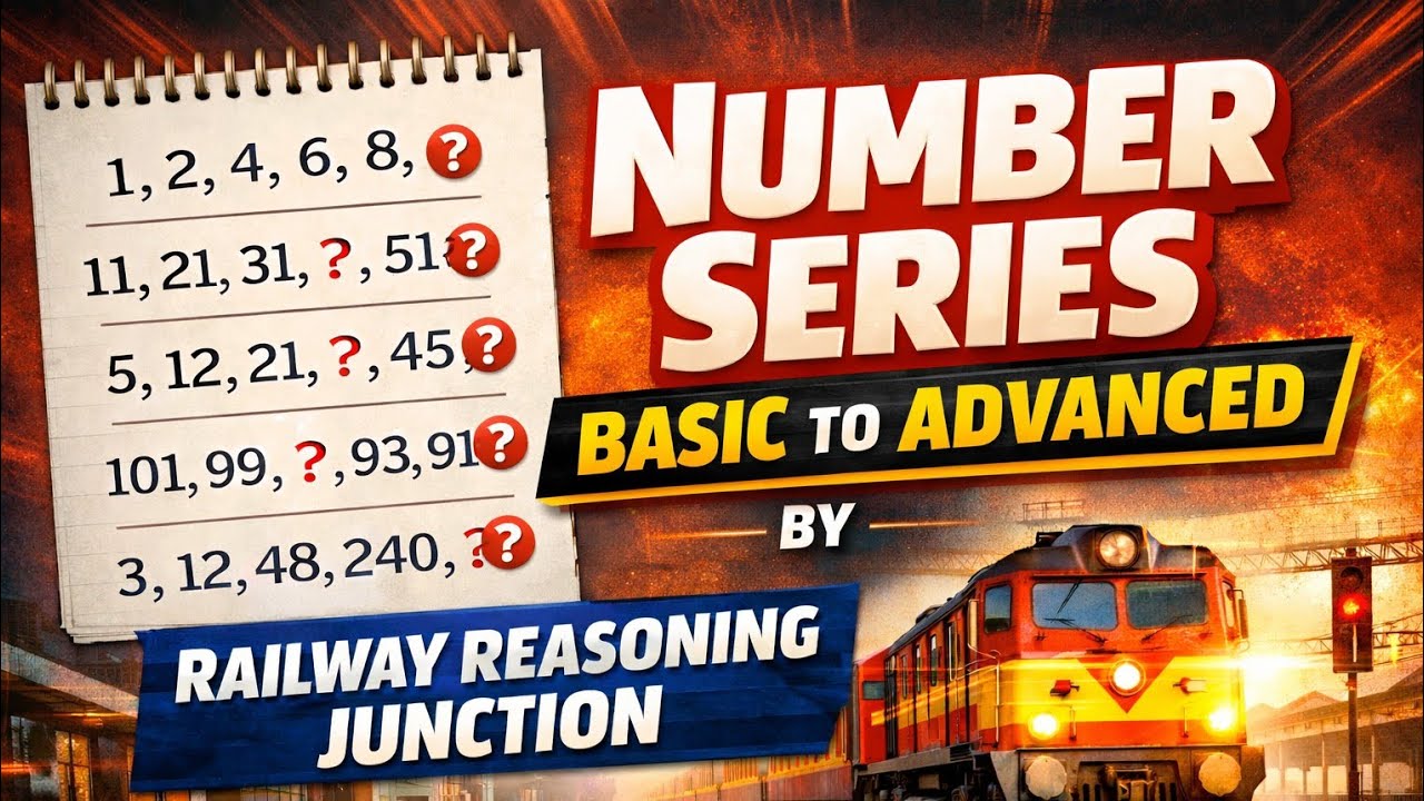 @ft by Railway Reasoning Junction #complete Number series basic to ...