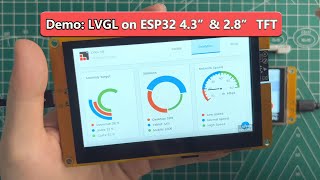 LVGL Demo on ESP32-S3 4.3" TFT & ESP32 2.8" TFT screenshot 1