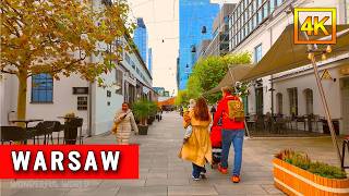 Discover the Autumn Side of Europe’s Beautiful Capital – Warsaw | 4K 60FPS HDR Walking Tour