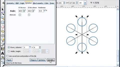 heathenX Inkscape Tutorials: episode 034 - Arraying a shape around a circular pattern