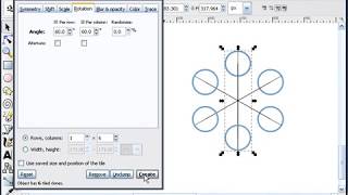 heathenX Inkscape Tutorials: episode 034 - Arraying a shape around a circular pattern