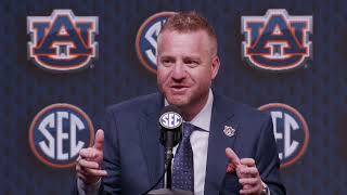 Watch Auburn Head Coach Alex Golesh 2026 SEC Football Media Days Press Conference