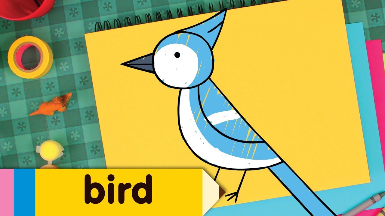 How To Draw A Bird Simple Drawing Lesson for Kids Step