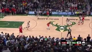 Last 5 mins of 2019 NBA Eastern Conference Finals Game 5 Toronto Raptors vs Milwaukee Bucks