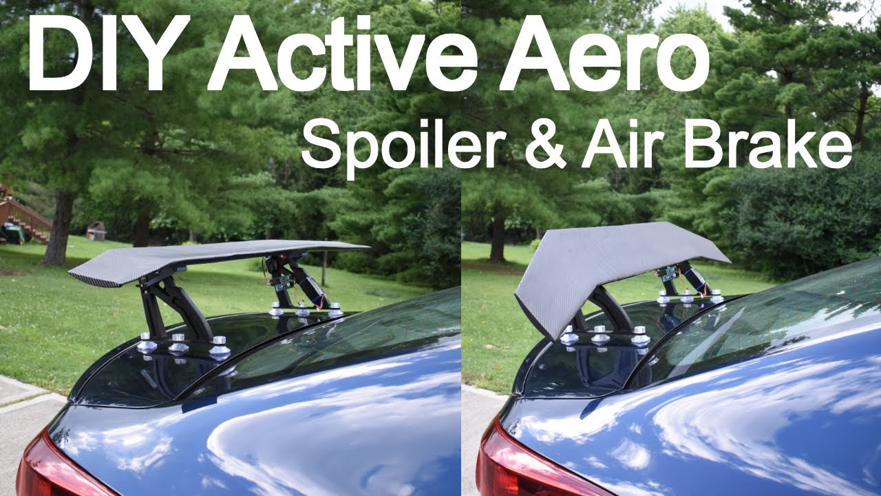 DIY ACTIVE AERO Spoiler & Airbrake 