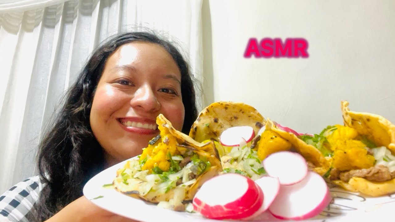 ASMR | Comiendo Tacos 🌮😋