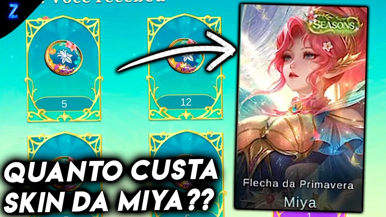 A NOVA SKIN DA MIYA QUE CUSTA 400 REAIS!! - MIYA GAMEPLAY | Mobile Legends