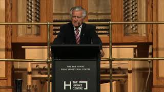 The Hon Bob Hawke AC Delivering the Vote of Thanks at the 2017 Annual Hawke Lecture