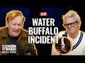 Johnny Knoxville Envious of Conan's Water Buffalo Story 🐃