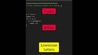 Junior Vs Senior Developer